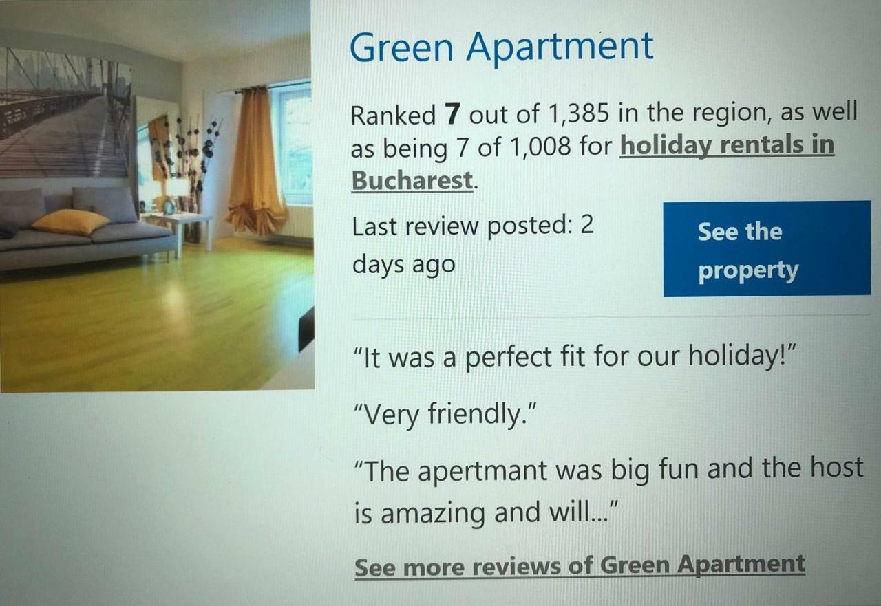 Green Apartment Bucarest Extérieur photo